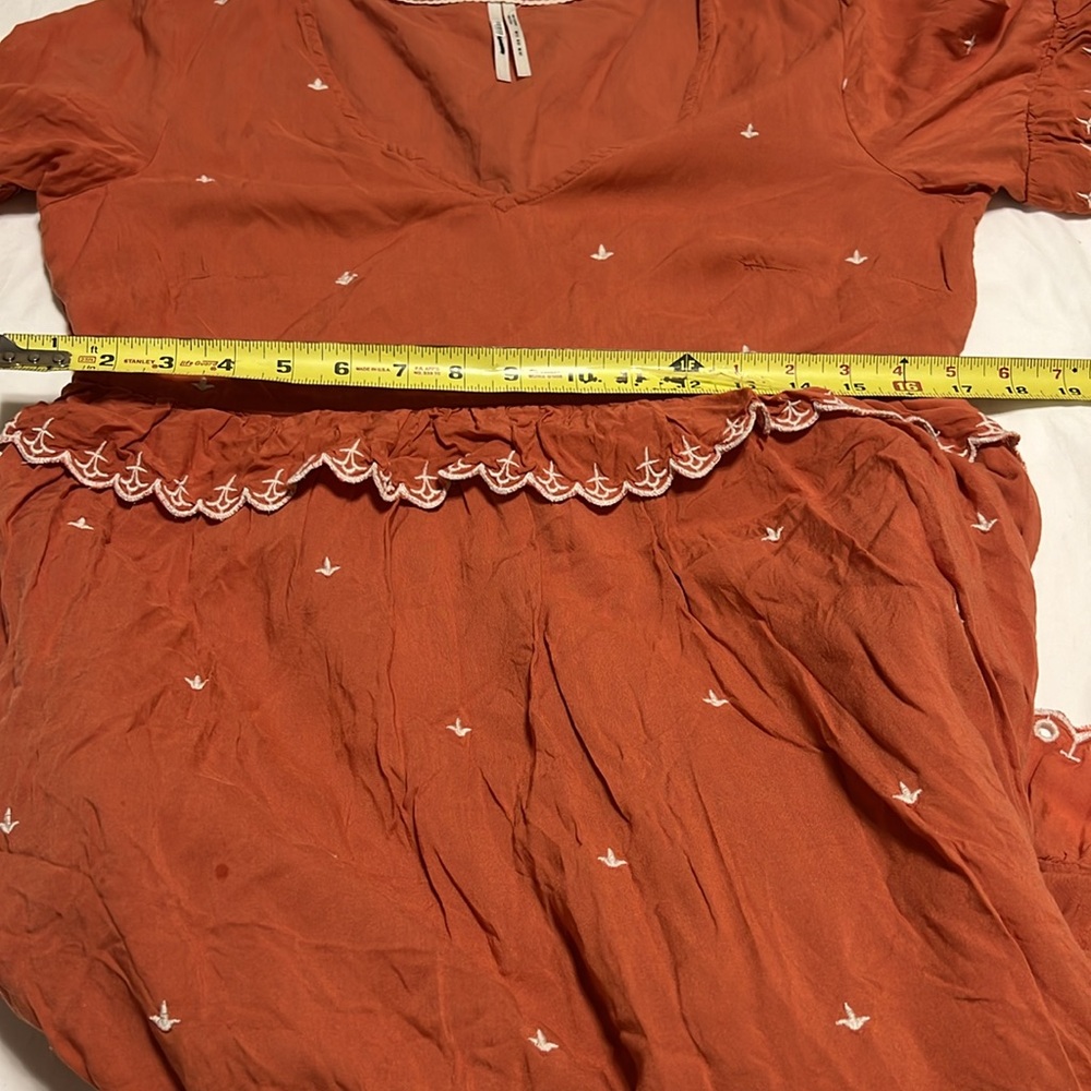 NEW Anthropologie Samia Ruffled Tunic Dress size 6 - Picture 10 of 14